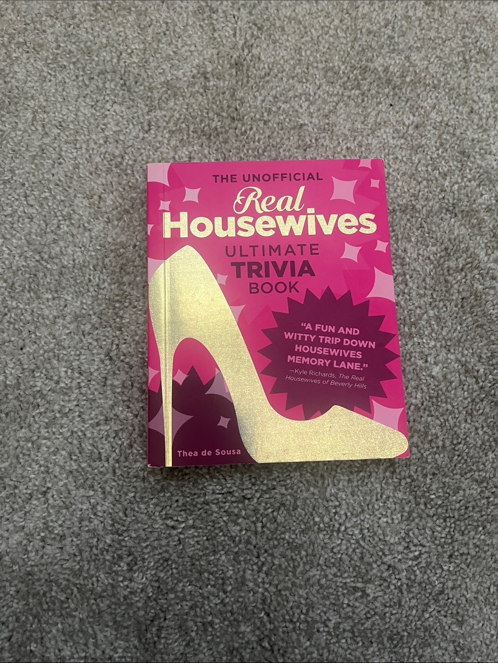 Pink and Gold Women's High Heel Book-Inspired Shoes